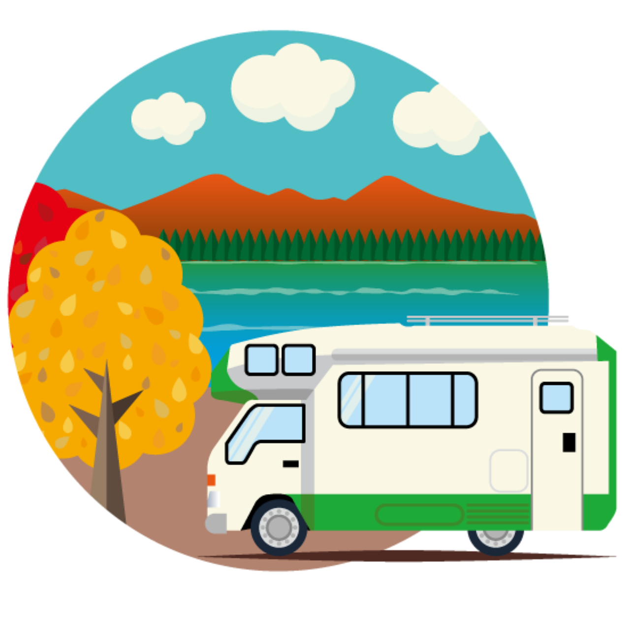 RV COVERED WITH INSURANCE.