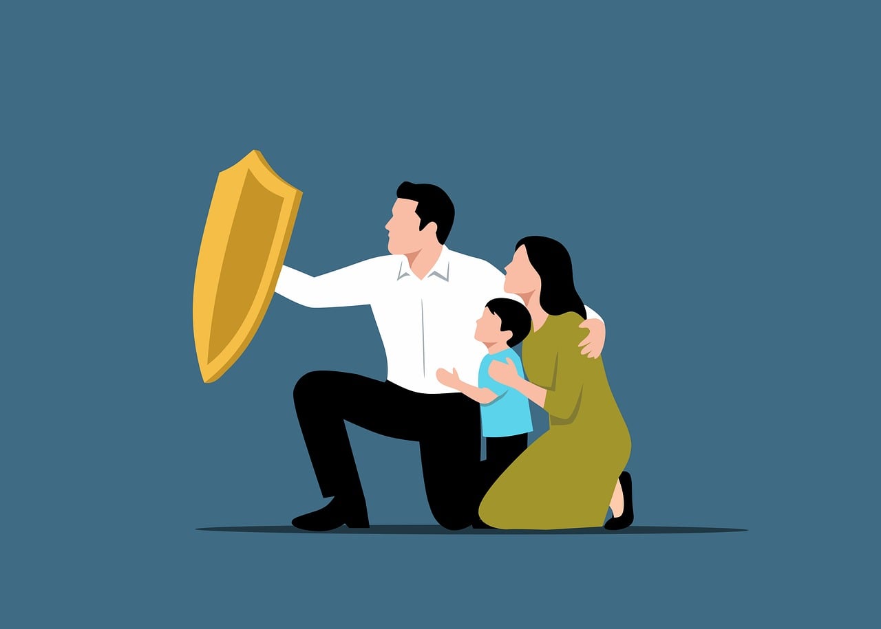 family, protection, insurance, security, shield, father, mother, child, safety, guardianship, life insurance, support, defense, parenting, guardian, cartoon, symbolic, graphic, protect, image-10156021.jpg