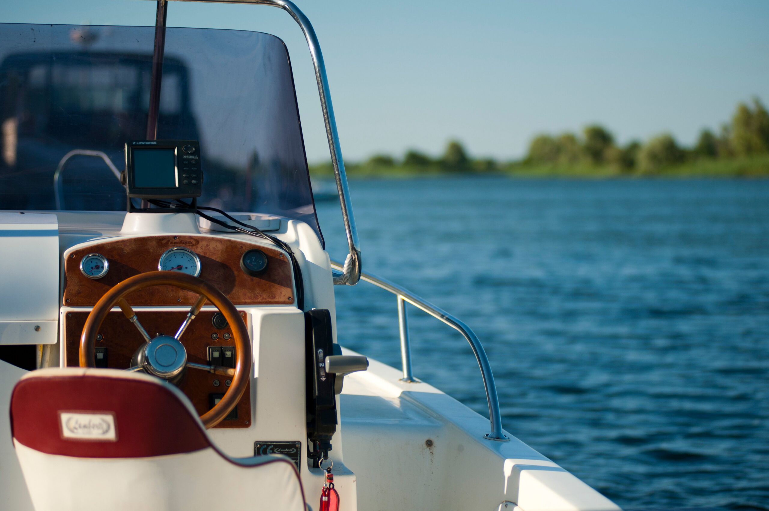 A boat on Florida waters covered by boat insurance